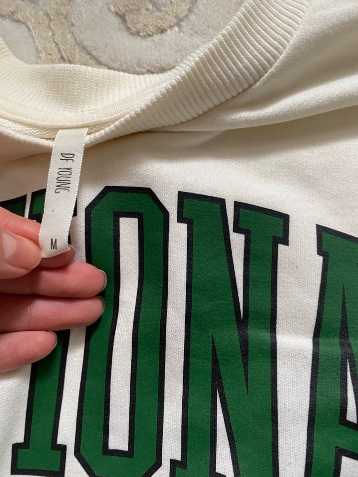 Defacto Kadın Bej Baskılı Sweatshirt - Görsel 2