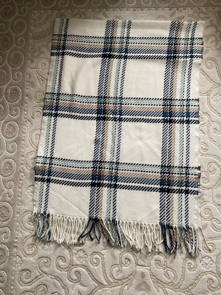 LcWaikiki Kadın Ekose Desenli atkı şal - Görsel 3