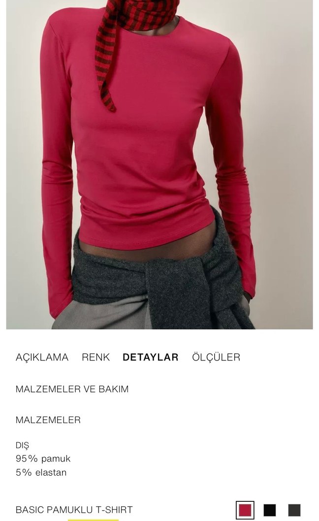 Zara kadın bluz - Görsel 2