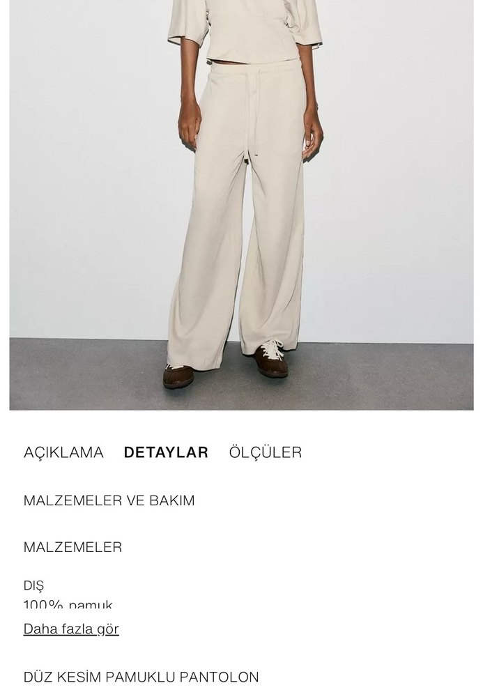 Zara bej Kadın Pantolon - Görsel 4