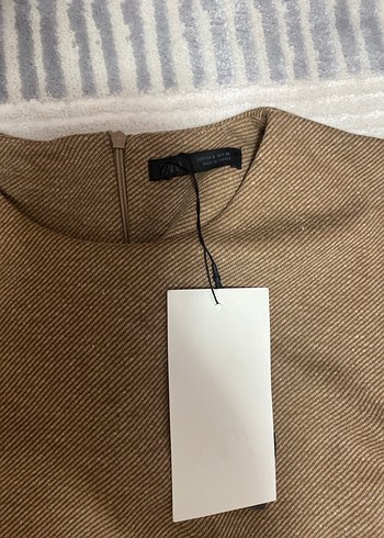 Zara kadın düğmeli fitilli top - Görsel 4