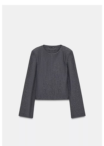 Zara kadın çizgili bluz - Görsel 2