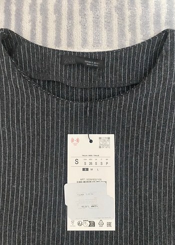 Zara kadın çizgili bluz - Görsel 5