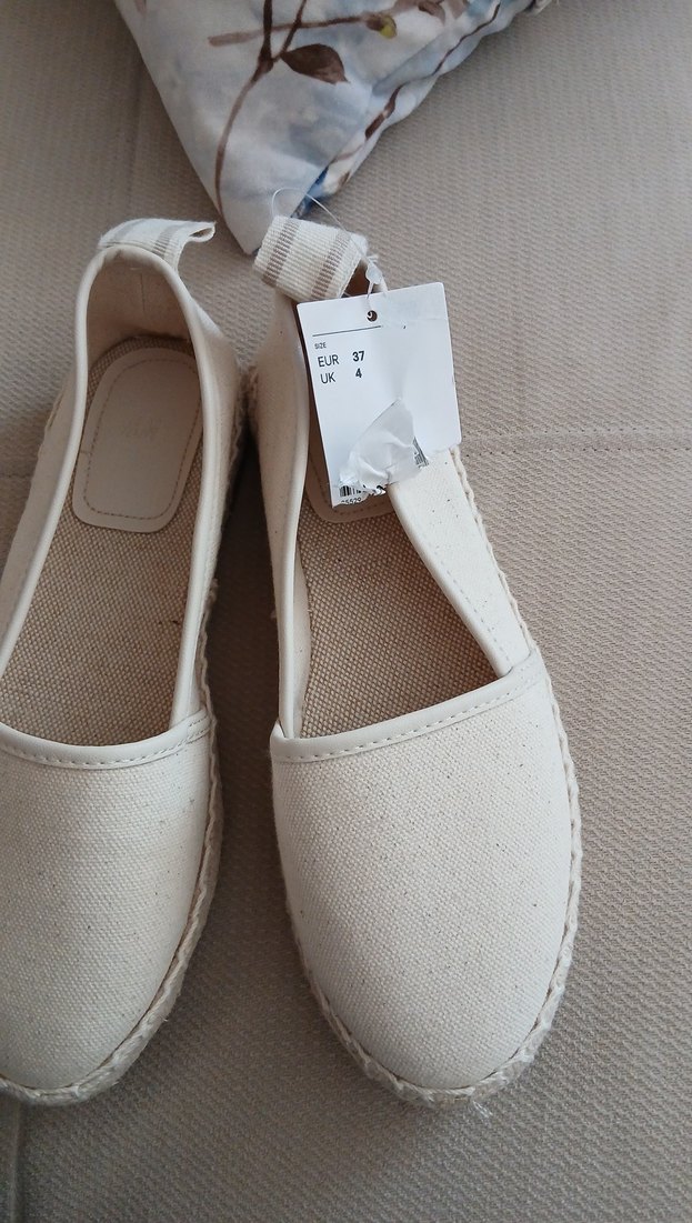 Beyaz Dolgu Topuklu Kadın Espadril - Görsel 4