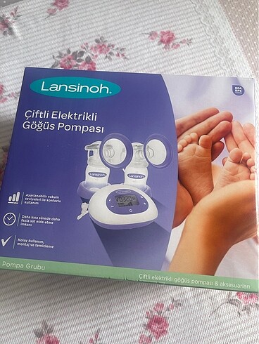 Lansinoh çiftli göğüs pompası