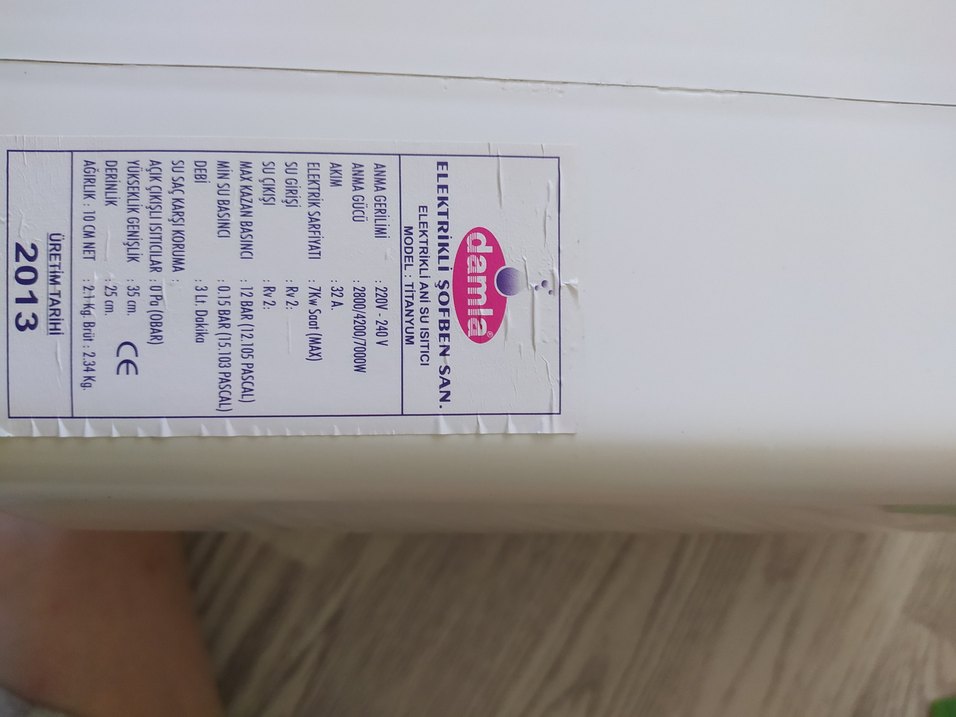 Damla Titanium Elektrikli Sofben Beyaz - Görsel 4