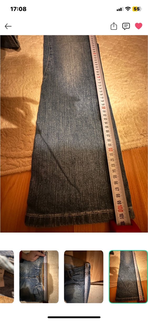 düşük bel bootcut pantolon — görsel 6/7