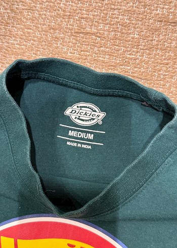 m Beden Dickies Baskılı Koyu Yeşil Erkek Tişört
