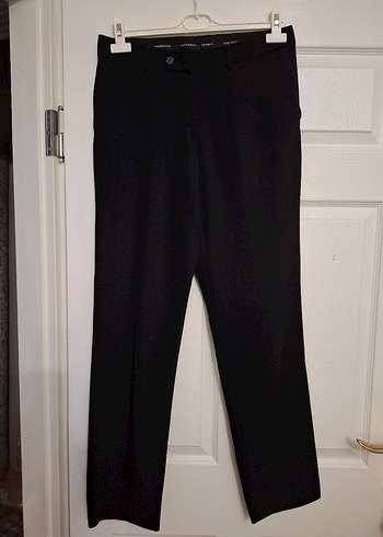 Erkek Siyah Regular Fit Pantolon