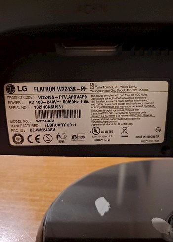 Siyah LG Bilgisayar Monitörü - Görsel 6