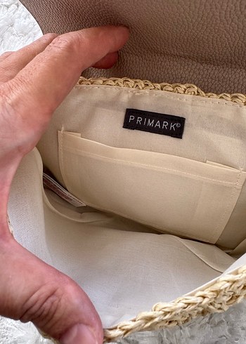 Nakışlı Örgü Bej Kadın Bel Çantası - Görsel 6