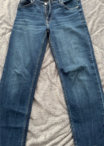 Bershka Lacivert Kadın jean - Görsel 7