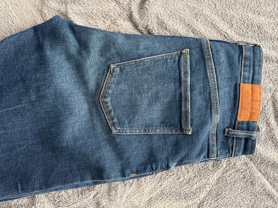 Bershka Lacivert Kadın jean - Görsel 3