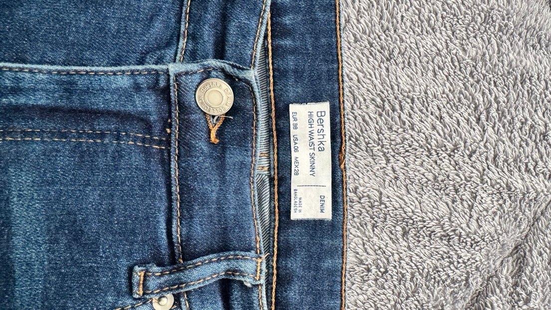 Bershka Lacivert Kadın jean - Görsel 4