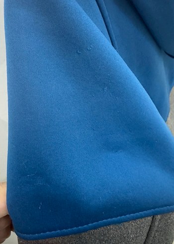 Erkek Çocuk Mavi Gri Fermuarlı Ceket - Görsel 6