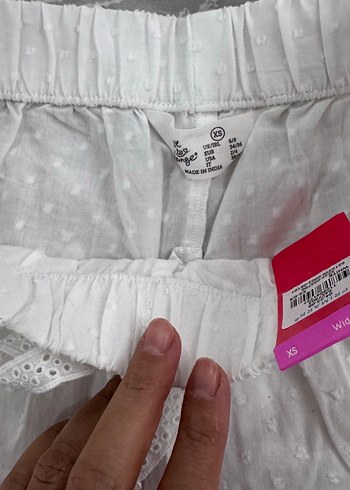 Dantel Detaylı Bohem Midi Kadın Pantolon - Görsel 4