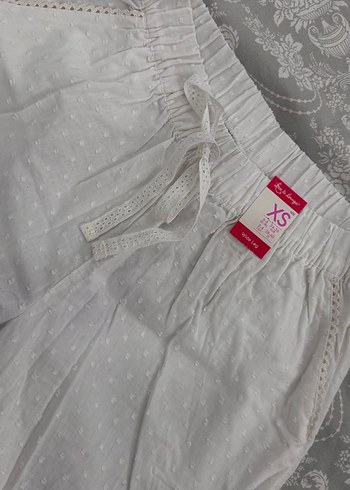 Dantel Detaylı Bohem Midi Kadın Pantolon - Görsel 3