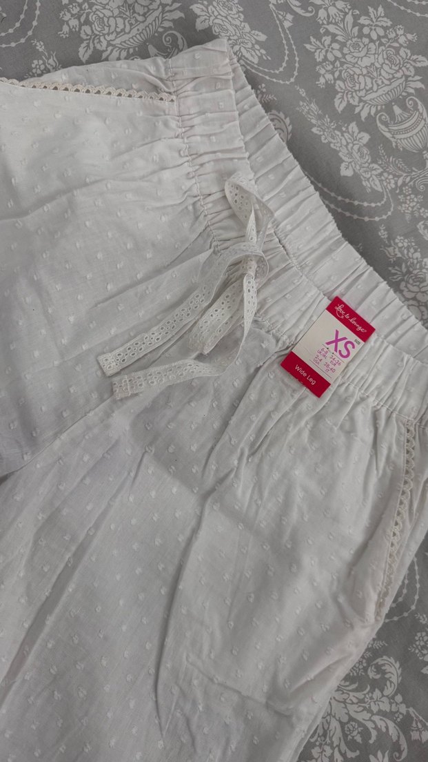 Dantel Detaylı Bohem Midi Kadın Pantolon - Görsel 3