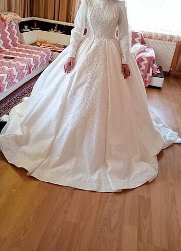 m Beden Kiralık tesettür gelinlik