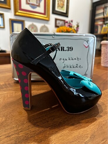 Vintage el yapımı tasarım ayakkabı - Görsel 11