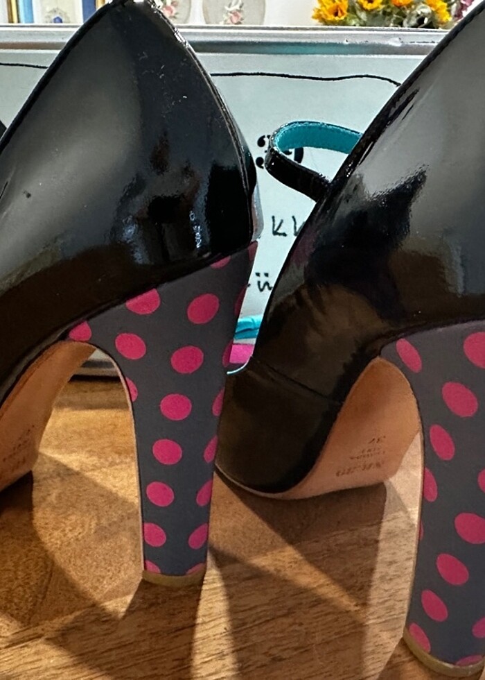 Vintage el yapımı tasarım ayakkabı - Görsel 3