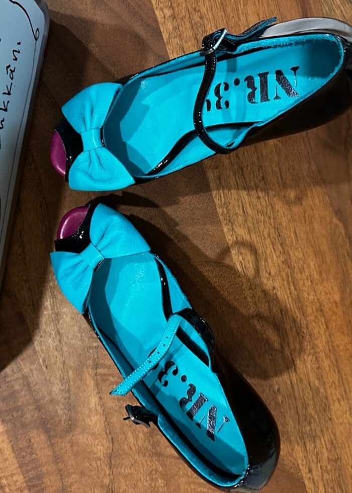 Vintage el yapımı tasarım ayakkabı - Görsel 4