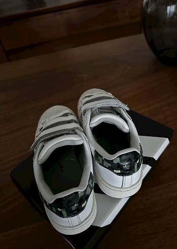 Erkek Çocuk Beyaz Adidas Velcro Spor Ayakkabı - Görsel 2