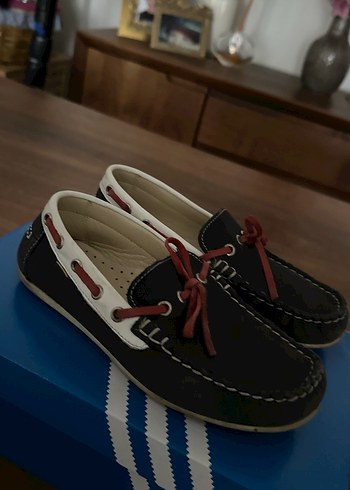 Erkek Çocuk Mavi Bağcıklı Kauçuk Ayakkabı - Görsel 5