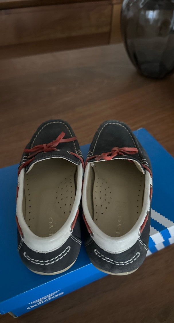 Erkek Çocuk Mavi Bağcıklı Kauçuk Ayakkabı - Görsel 3