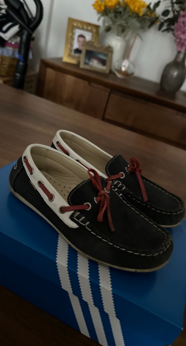 Erkek Çocuk Mavi Bağcıklı Kauçuk Ayakkabı - Görsel 5