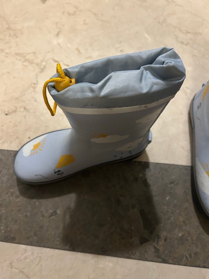 Tchibo Çocuk Yağmur Çizmesi 32/33 numara mavi renk - Görsel 4