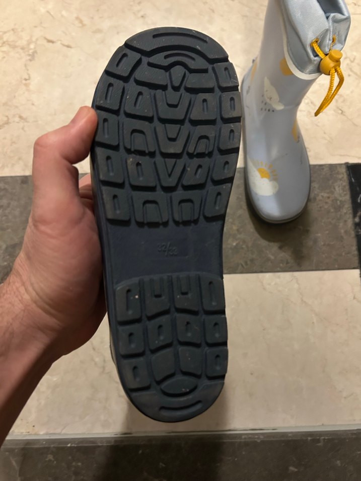 Tchibo Çocuk Yağmur Çizmesi 32/33 numara mavi renk - Görsel 3