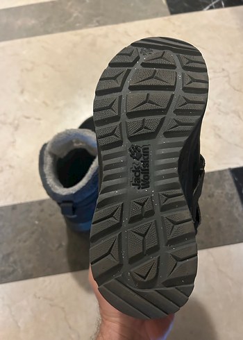Jack Wolfskin 35 numara siyah renk kışlık çocuk botu - Görsel 6
