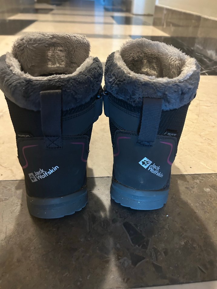 Jack Wolfskin 35 numara siyah renk kışlık çocuk botu - Görsel 2