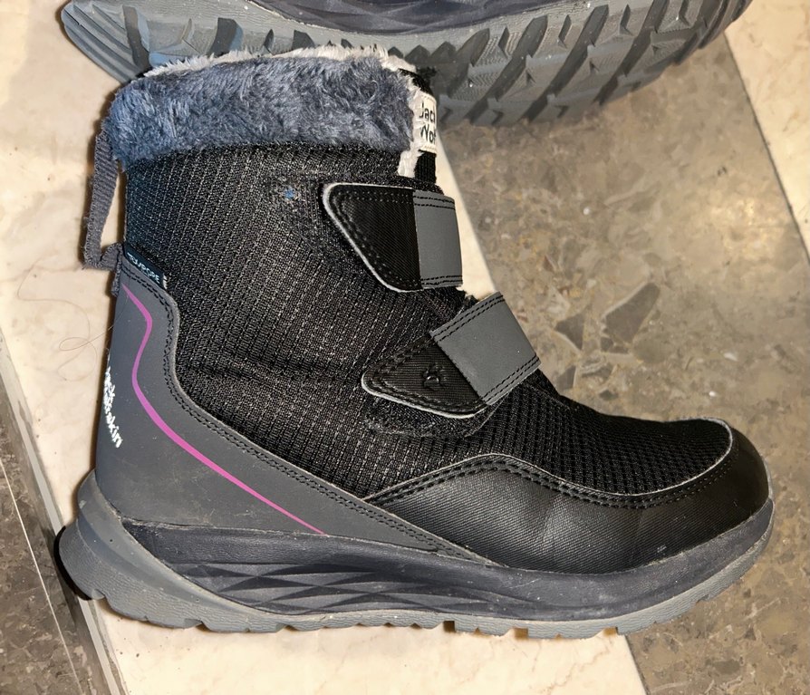 Jack Wolfskin 35 numara siyah renk kışlık çocuk botu - Görsel 4