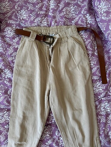Addax kumaş vintage pantolon