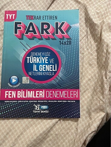 TYT Yatın Denizi Fark Fen Deneme