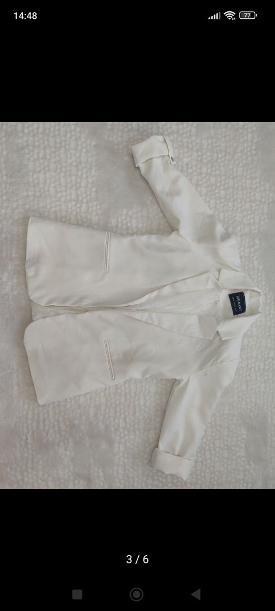 Kadın Beyaz  Blazer Ceket - Görsel 3