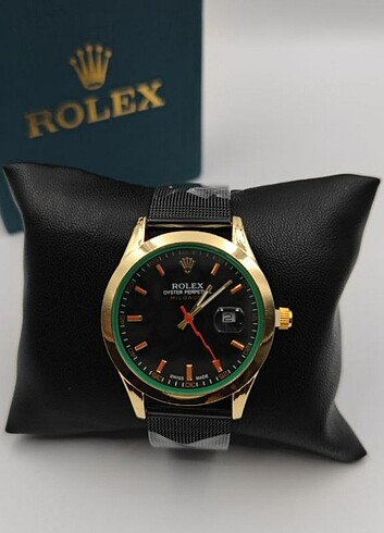  Beden siyah Renk Rolex Kol Saati 