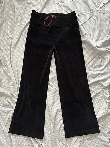 belden ayarlamalı wide leg pantolon