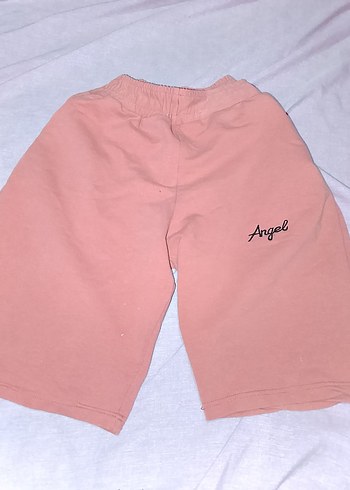 Turuncu Rahat Kesim Kız Şortu Angel - Görsel 2