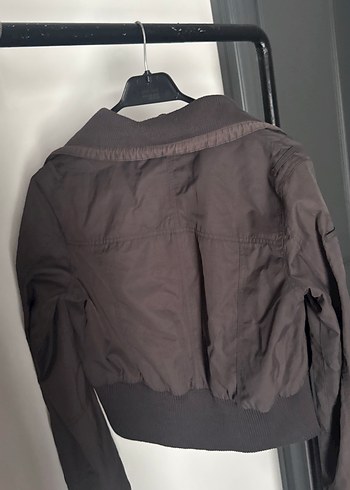 Gri Bel Detaylı Kadın Ceket - Görsel 2