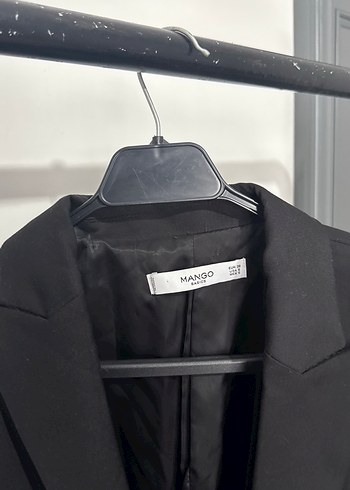 Düğmeli Siyah Kadın Blazer Ceket - Görsel 2