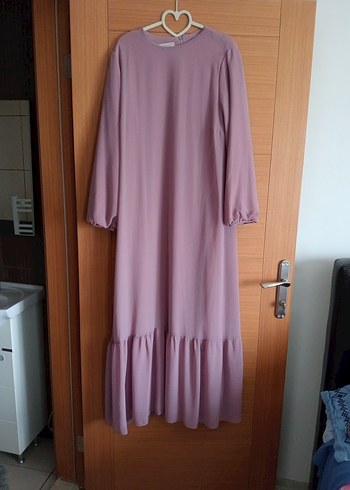 Diğer Diger Mor Uzun Kollu Salaş Elbise