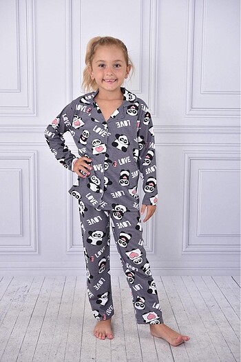Diğer 4-10 yaş kız pijama takımı