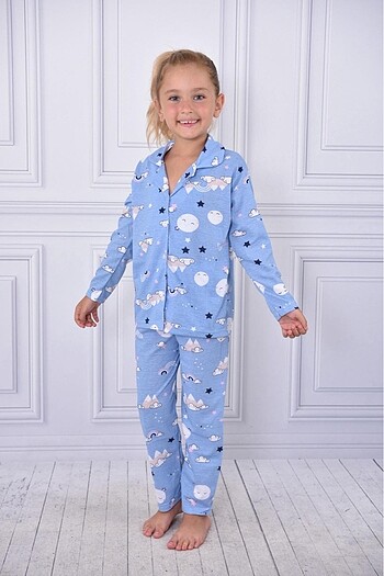 10 Yaş Beden 4-10 yaş kız pijama takımı