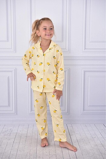 4-10 yaş kız pijama takımı