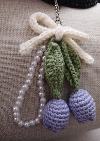 Lila Laleli Çanta Çarmı - Görsel 2