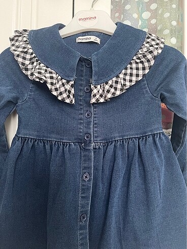 Panço Kız denim elbise