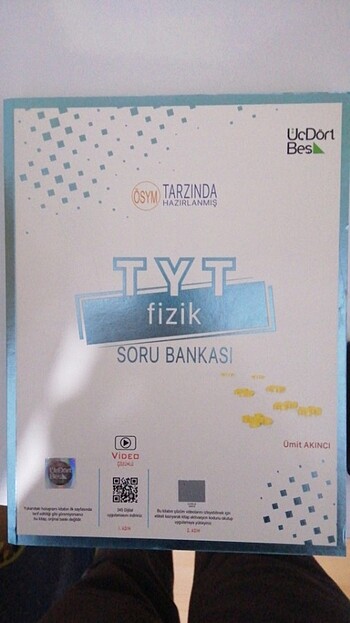 SIFIR 2023 MODEL 345 Yayınları TYT Fizik Soru Bankası. 